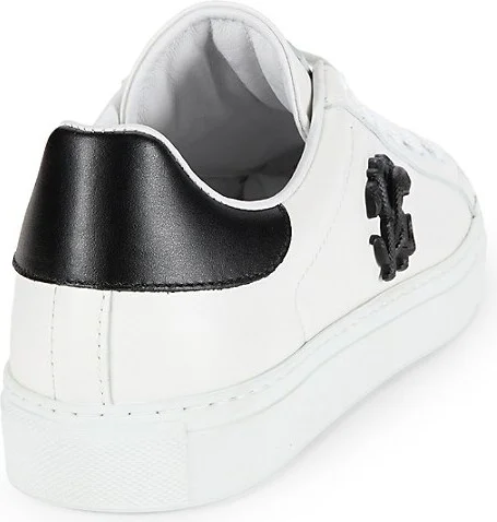 Low Top Leather Sneakers - Image 3