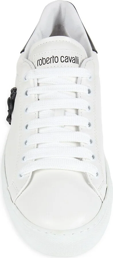 Low Top Leather Sneakers - Image 5