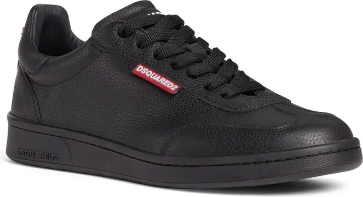 Low-Top Leather Sneakers - Image 2