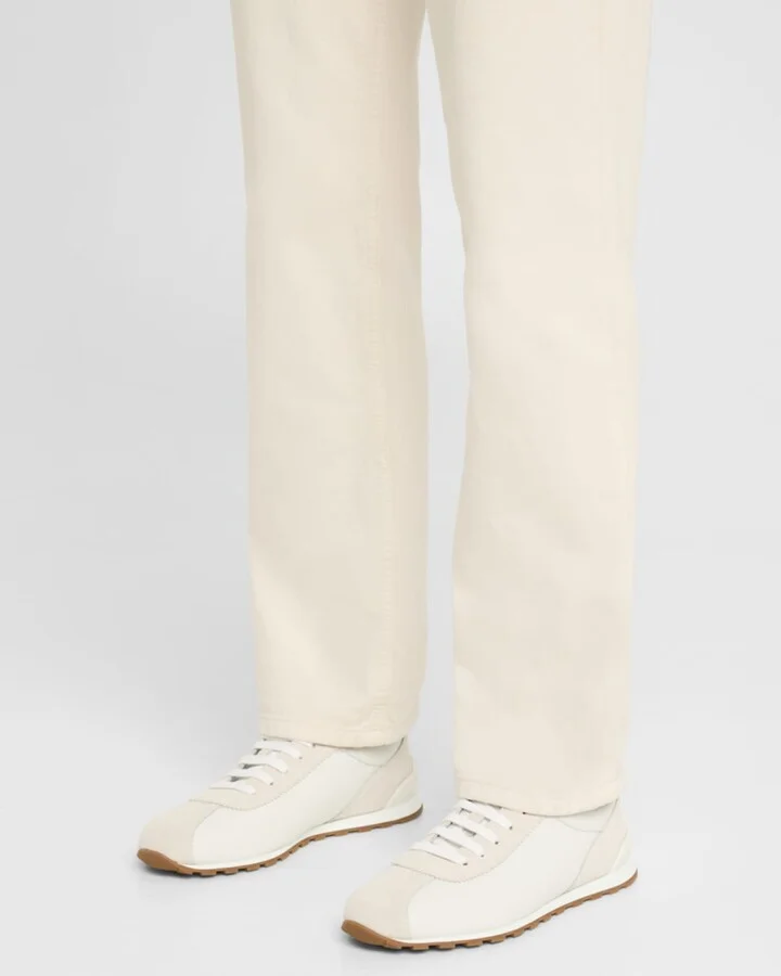Low-Top Leather Sneakers - Image 2