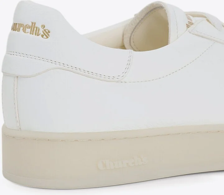 Low-Top Leather Sneakers - Image 3