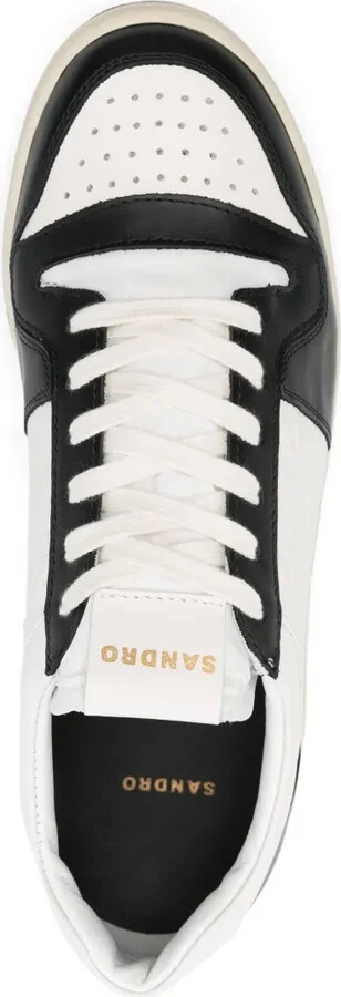 Low-Top Leather Sneakers - Image 4