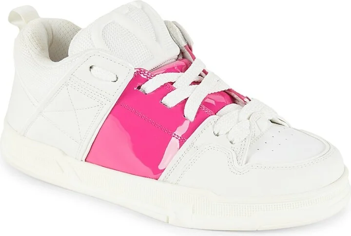 Low Top Leather Sneakers - Image 2