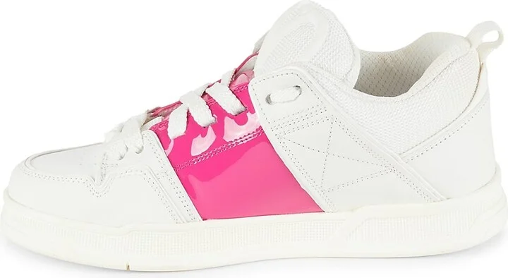 Low Top Leather Sneakers - Image 4
