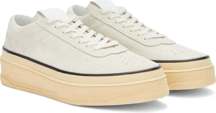 Low-Top Leather Sneakers - Image 2