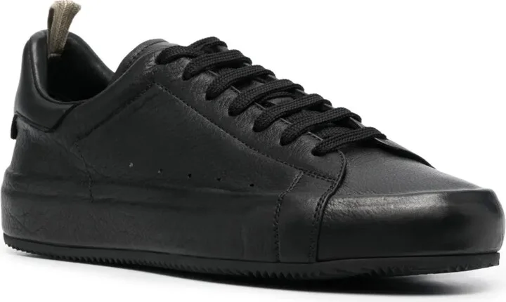 Low-Top Leather Sneakers - Image 2
