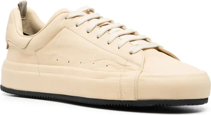 Low-Top Leather Sneakers - Image 2