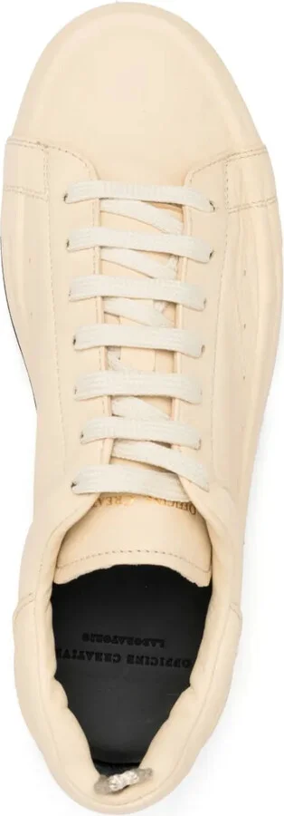 Low-Top Leather Sneakers - Image 4