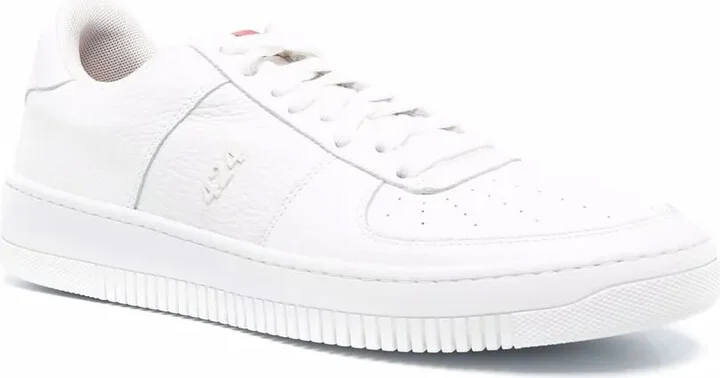 Low-Top Leather Sneakers - Image 2