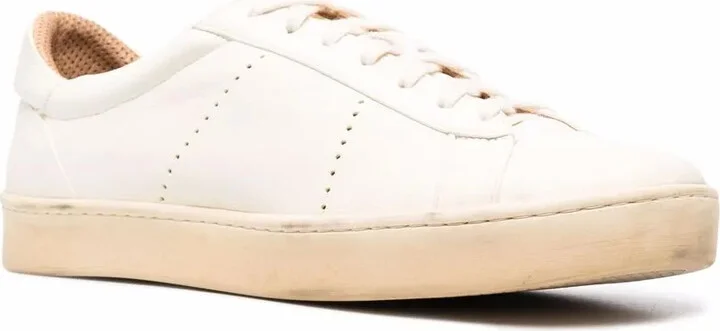 Low-Top Leather Sneakers - Image 2