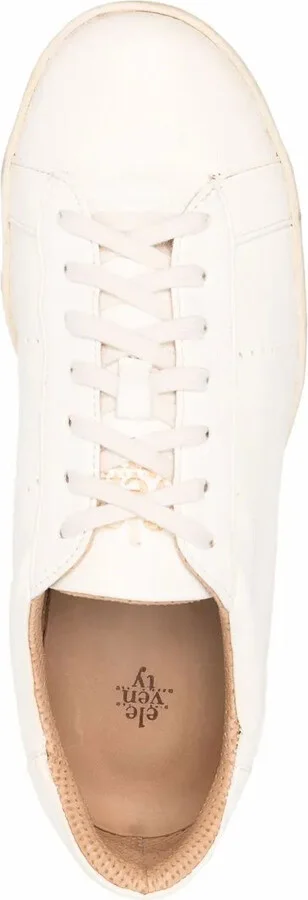 Low-Top Leather Sneakers - Image 4