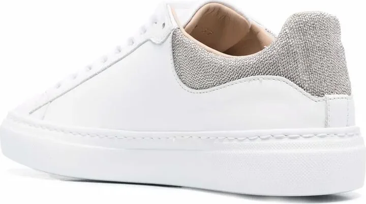 Low-Top Leather Sneakers - Image 3