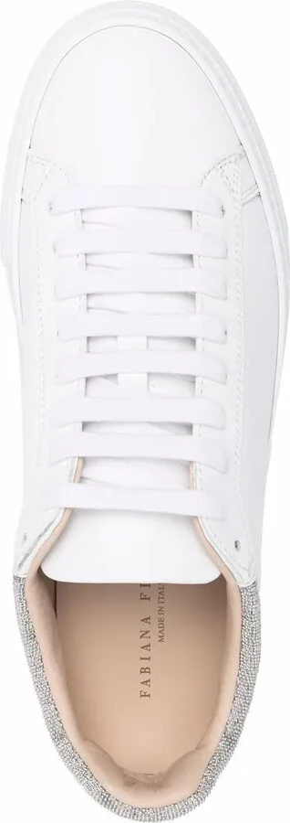 Low-Top Leather Sneakers - Image 4