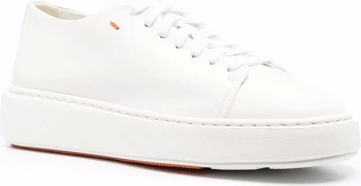 Low-Top Leather Sneakers - Image 2