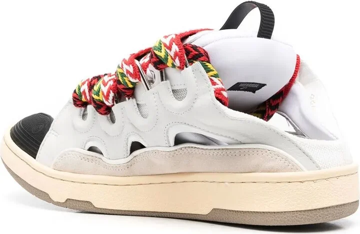 Low-Top Leather Sneakers - Image 3