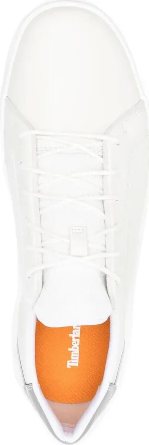 Low-Top Leather Sneakers - Image 4