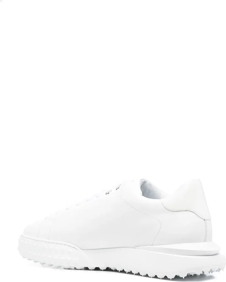 Low-Top Leather Sneakers - Image 3