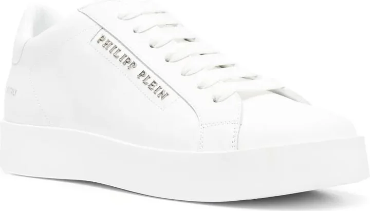 Low-Top Leather Sneakers - Image 2