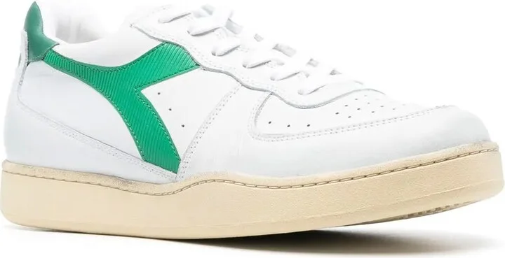 Low-Top Leather Sneakers - Image 2