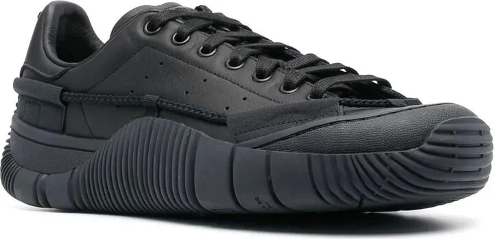 Low-Top Leather Sneakers - Image 2