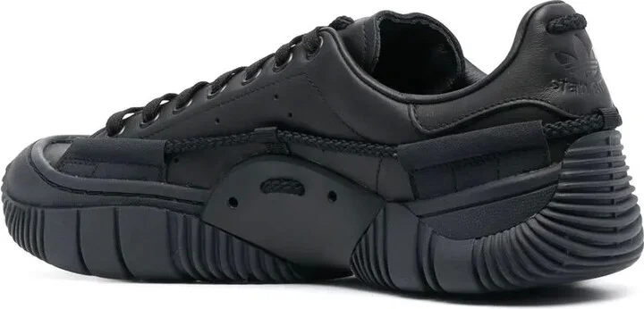 Low-Top Leather Sneakers - Image 3