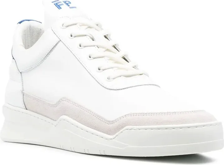 Low-Top Leather Sneakers - Image 2