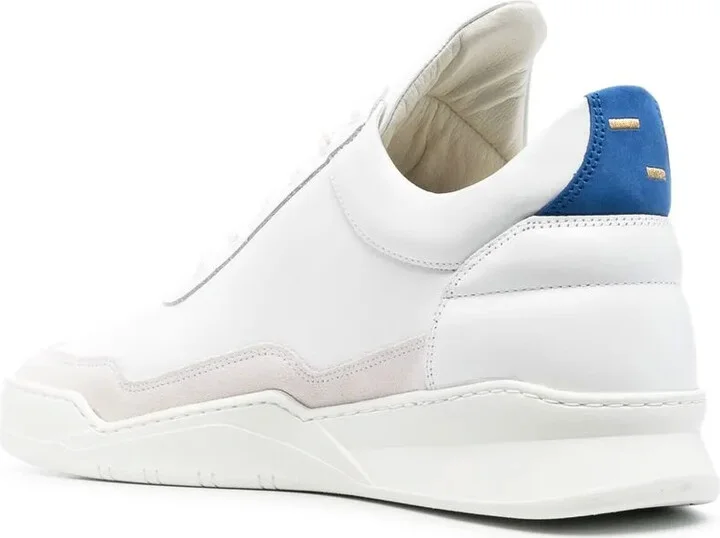 Low-Top Leather Sneakers - Image 3