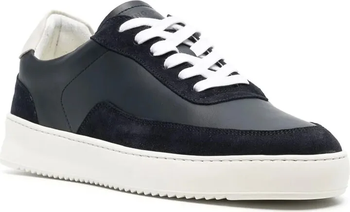 Low-Top Leather Sneakers - Image 2