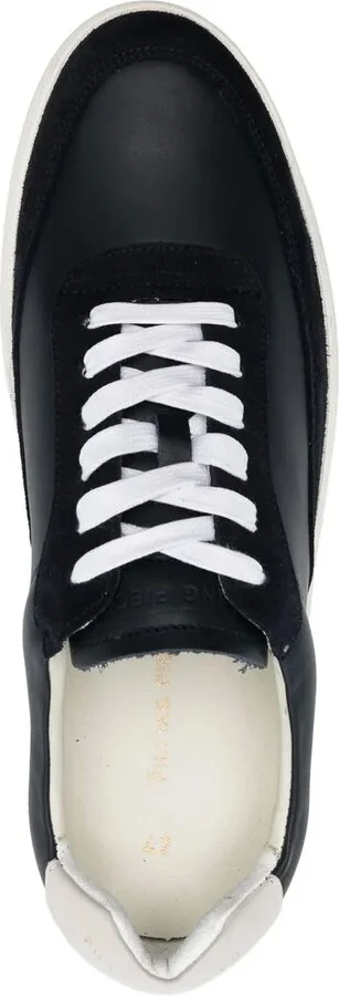 Low-Top Leather Sneakers - Image 4