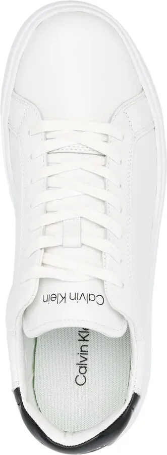 Low-Top Leather Sneakers - Image 4
