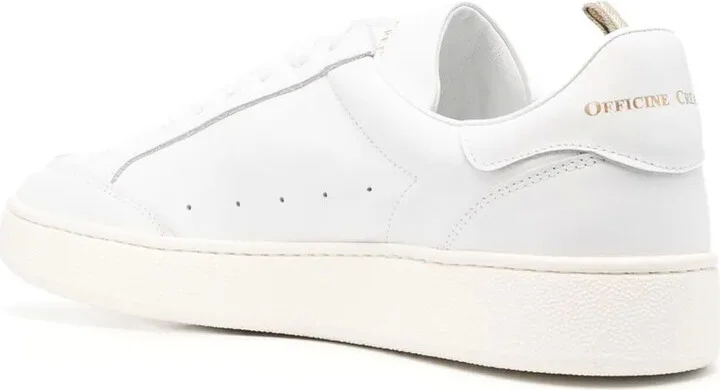 Low-Top Leather Sneakers - Image 3