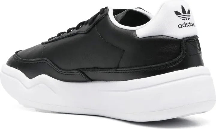 Low-Top Leather Sneakers - Image 3