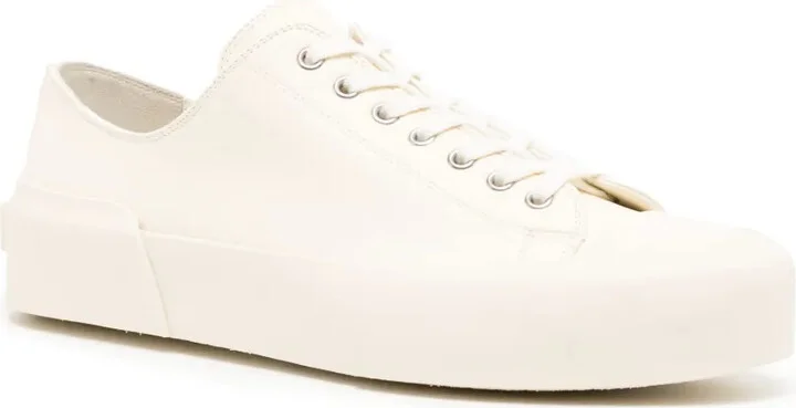 Low-Top Leather Sneakers - Image 2