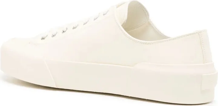 Low-Top Leather Sneakers - Image 3