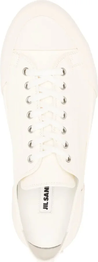 Low-Top Leather Sneakers - Image 4