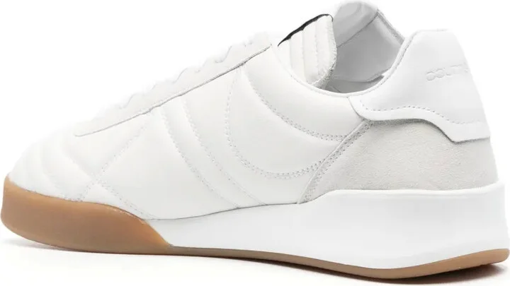 Low-Top Leather Sneakers - Image 3