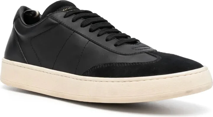 Low-Top Leather Sneakers - Image 2