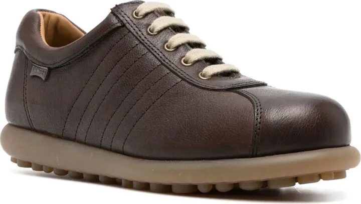 Low-Top Leather Sneakers - Image 2