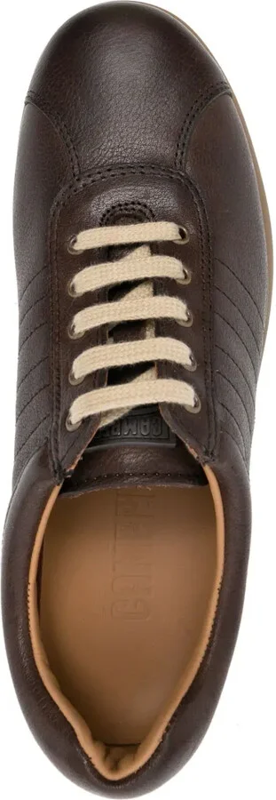Low-Top Leather Sneakers - Image 4