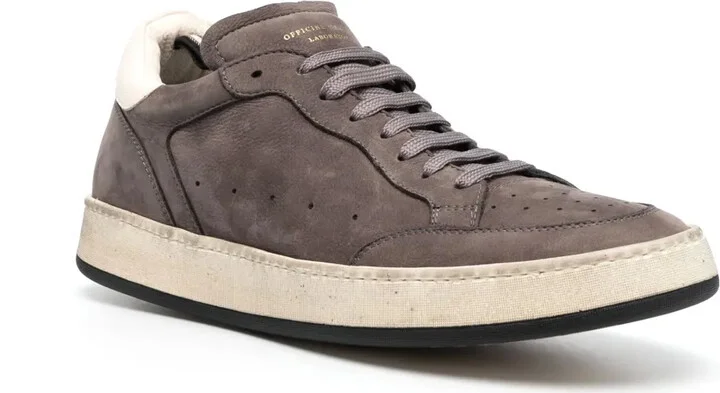 Low-Top Leather Sneakers - Image 2