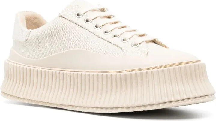 Low-Top Leather Sneakers - Image 2