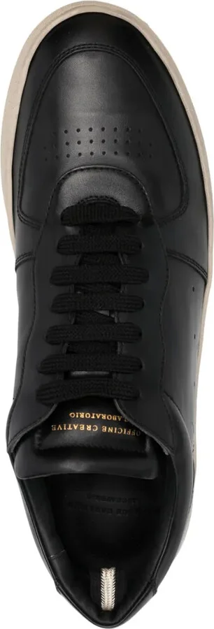 Low-Top Leather Sneakers - Image 4