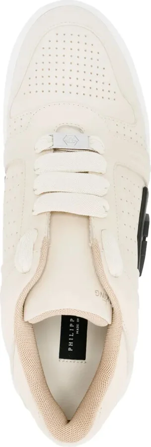 Low-Top Leather Sneakers - Image 4