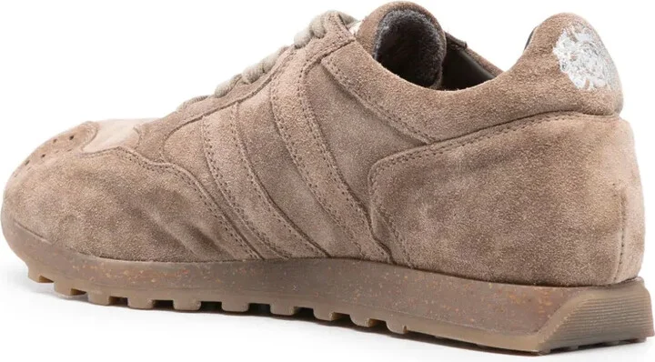 Low-Top Leather Sneakers - Image 3