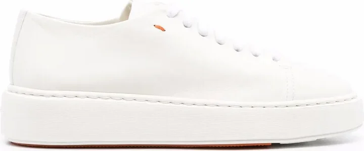 Low-Top Leather Sneakers
