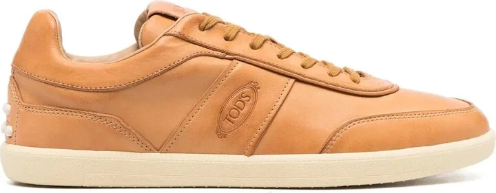 Low-Top Leather Sneakers