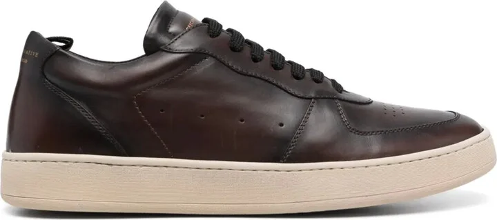 Low-Top Leather Sneakers