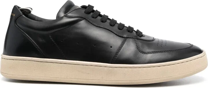 Low-Top Leather Sneakers