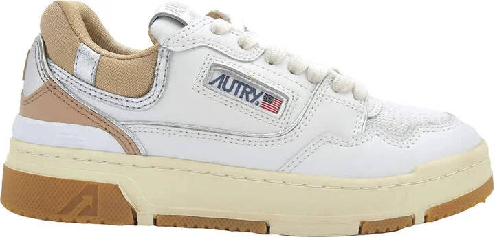 Low-Top Leather Trainer Sneakers