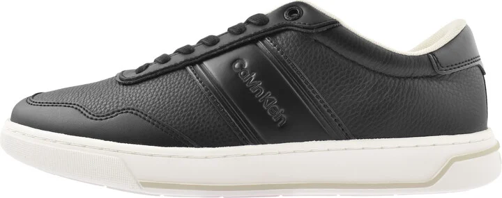 Low Top Logo Trainers Black